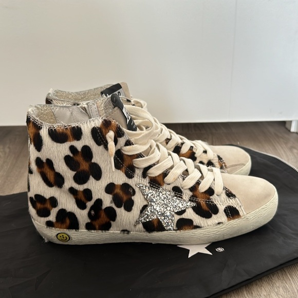 Golden Goose Animal Print Pony Fur Francy, Size 37 Kids - Picture 2 of 8